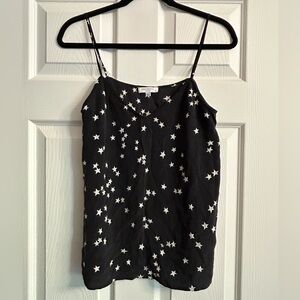 Equipment FR Star Black Tank Camisole - Silk
